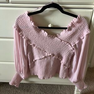 BB Dakota by Steve Madden Smocked Top